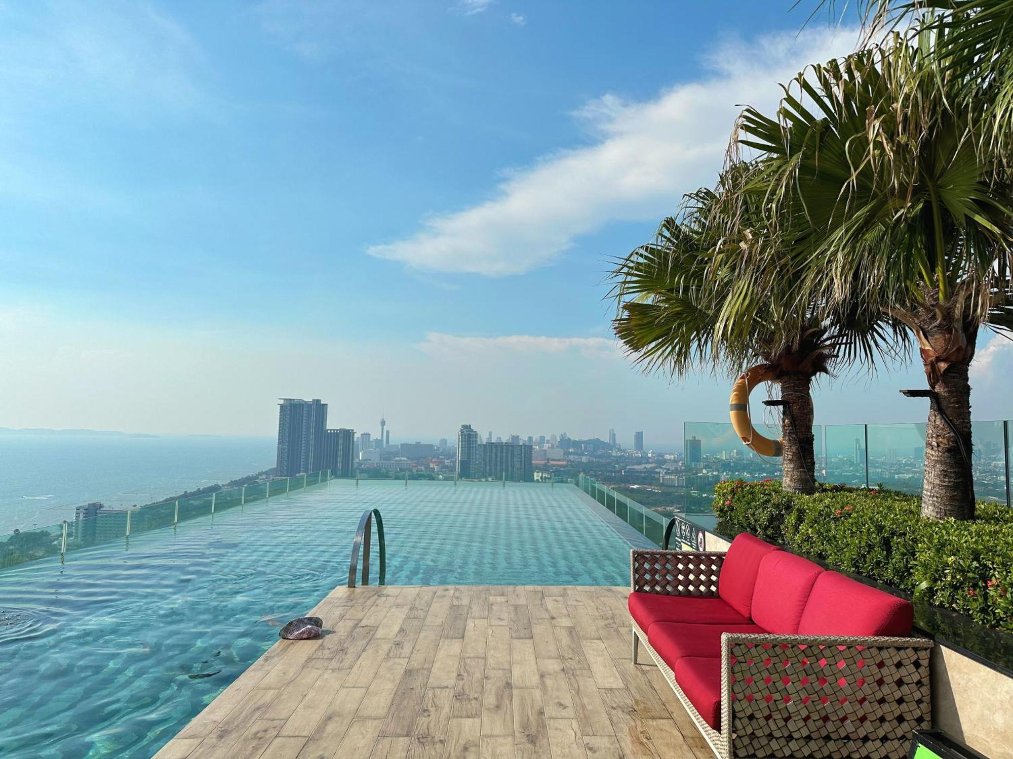 芭提雅高层海景奢华公寓the Riviera Jomtien生香家直达海滩2704 Exterior foto